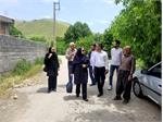 ♻️بازدید از روند اجرای برنامه‌های روستای سالم« دستجرده »شهرستان صحنه.