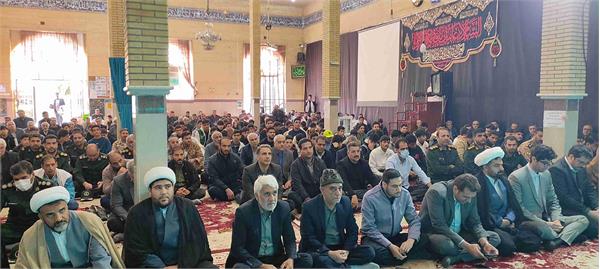 🔻سومین سالگرد شهادت سردار شهید حاج نادر بیرامی با حضور مدیر شبکه وریئس مرکز بهداشت و کارکنان شبکه بهداشت و درمان و مسئولین و مردم شهید پرور شهرستان صحنه و با سخنرانی سردار قنبری جانشین فرماندهی سپاه ح